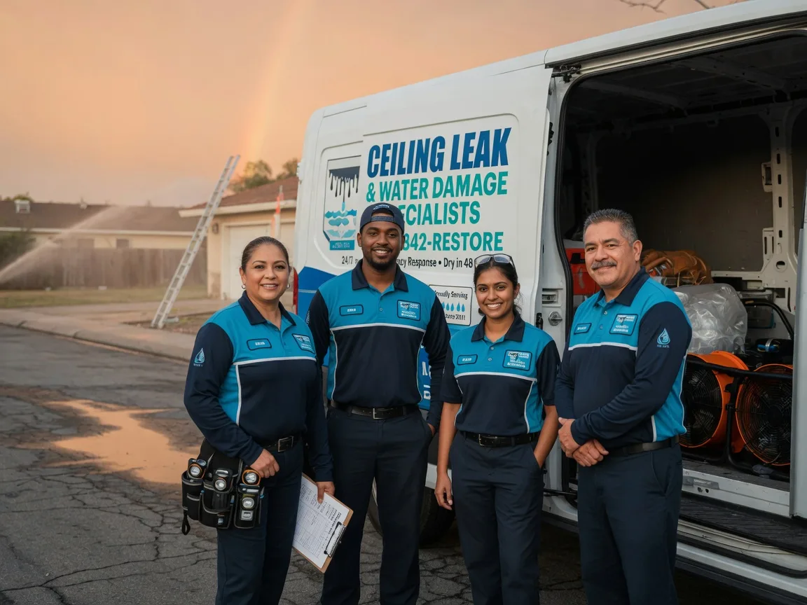 Ceiling Leak Cleanup company in Helena, OH