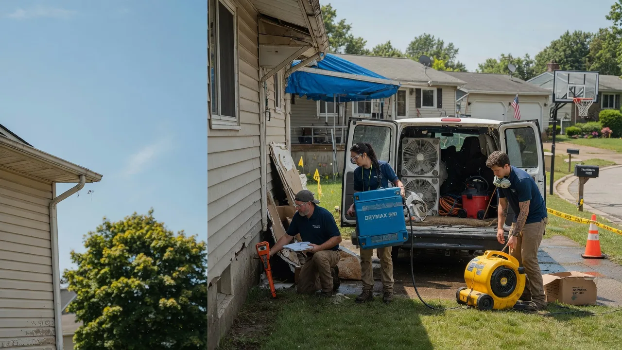 Ceiling Leak Cleanup in Helena, OH near me